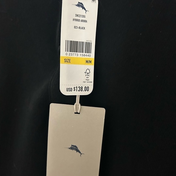 NEW Tommy Bahama Ladies Aruba Quilted Half Snap Sweater Size Medium - Picture 7 of 7